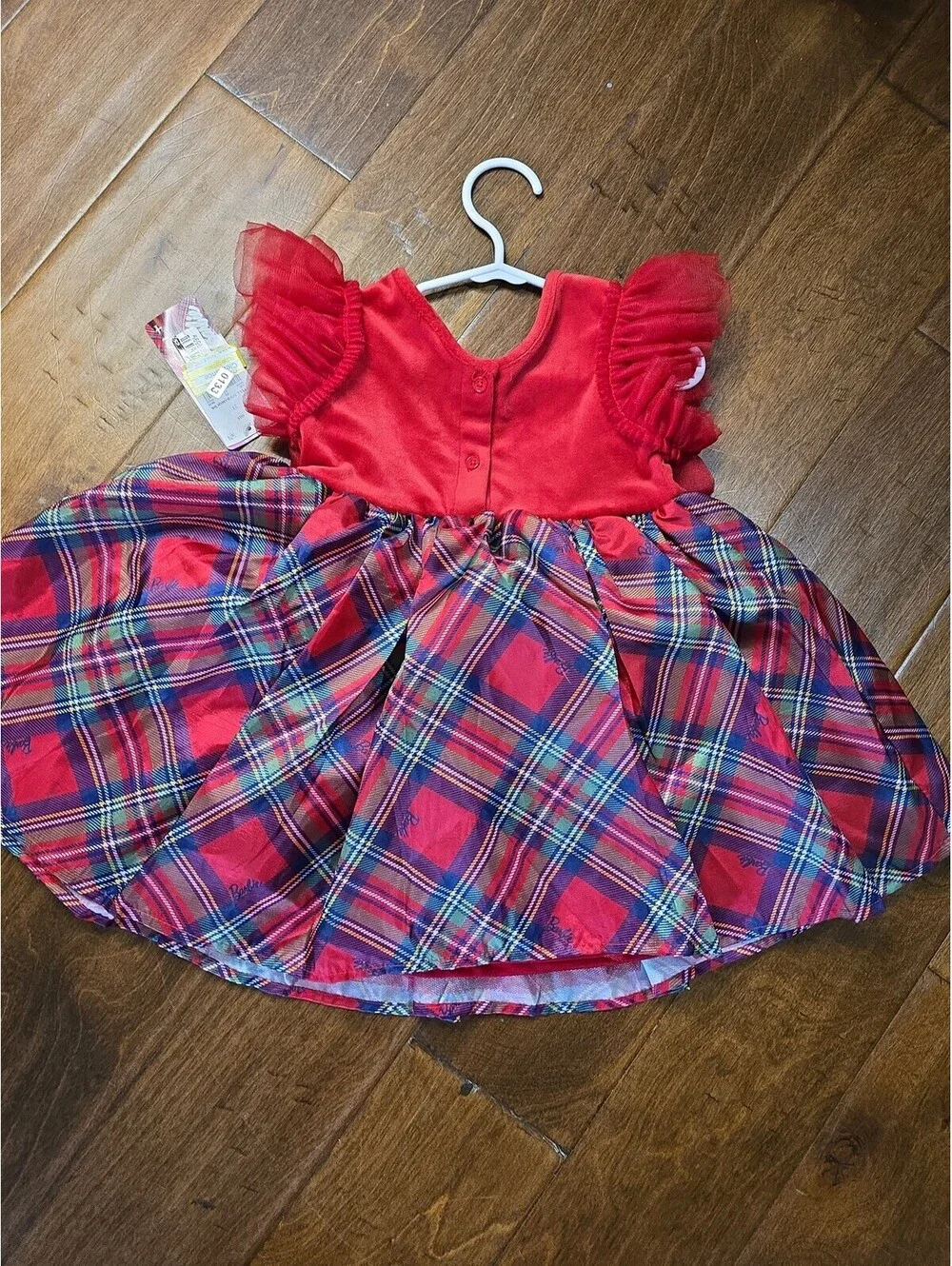 2t nwt barbie christmas dress 133G8